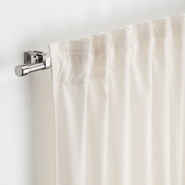 Ikea BEKRÄFTA Curtain rod set - nickel-plated 120-210 cm 19 mm , 120-210 cm 19 mm