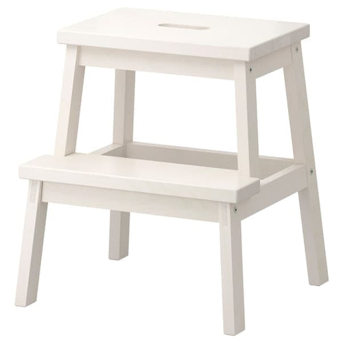BEKVÄM - Step stool, white, 50 cm