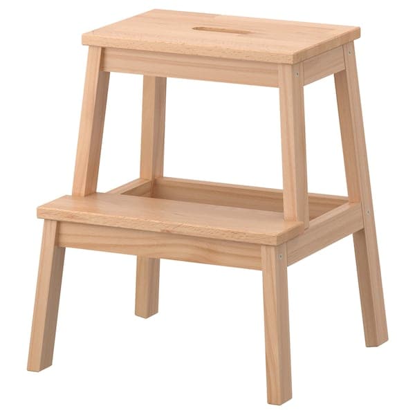 BEKVÄM Ladder/stool - beech 50 cm , 50 cm