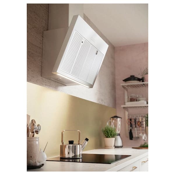 BEMÖTA Hood to be fixed to the wall - stainless steel color , 70 cm - best price from Maltashopper.com 90389336