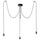 BENGTSBOL - Pendant lamp with 3 lights, black ,