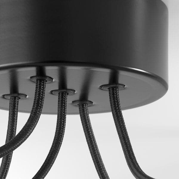 Ikea BENGTSBOL - Chandelier with 5 lamps, black ,