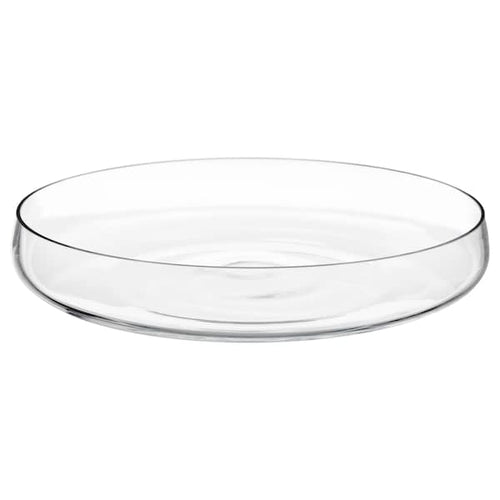 BERÄKNA - Bowl, clear glass, 26 cm