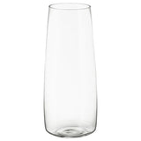 BERÄKNA vase, clear glass, 45 cm