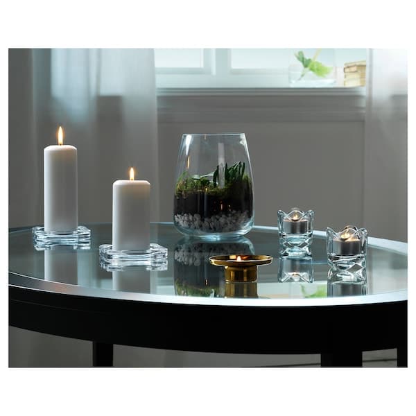 Ikea BERÄKNA - Vase, clear glass, 18 cm