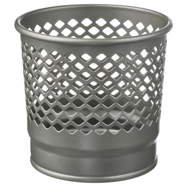 BERGGRAN - Candle holder, grey, 9 cm