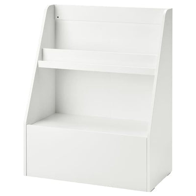 BERGIG - Book display with storage, white - best price from Maltashopper.com 00472702