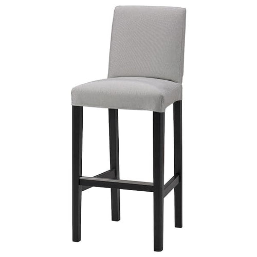 BERGMUND Bar stool lining with back - Orrsta light grey ,