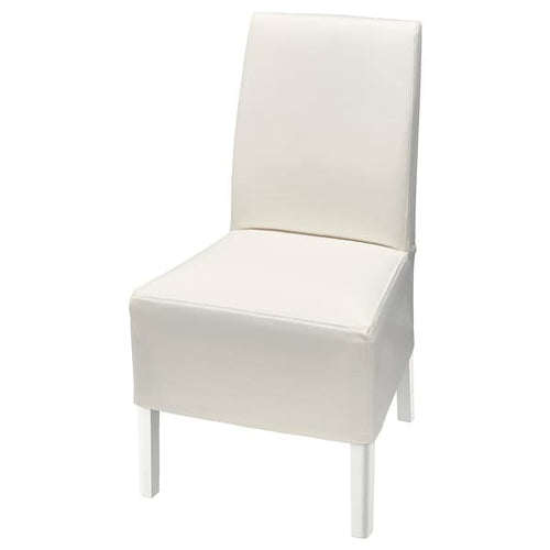 BERGMUND Chair with medium length lining - white/Inseros white ,