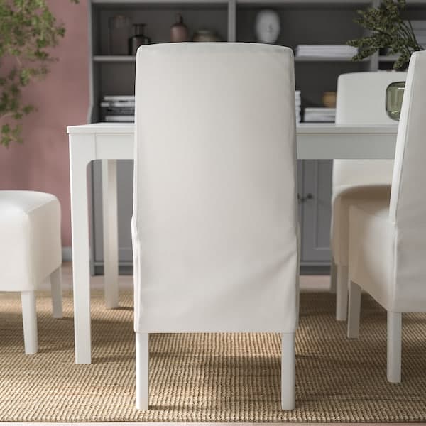 Ikea BERGMUND Chair with medium length lining - white/Inseros white ,