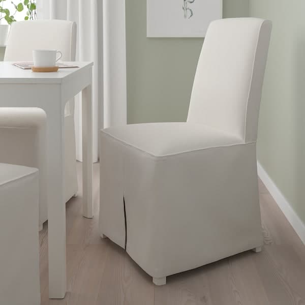 Ikea BERGMUND Chair with long lining - white/Inseros white ,