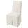 BERGMUND Chair with long cover, oak effect / White Inseros ,