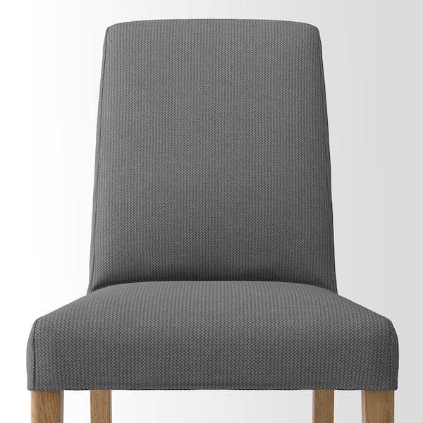 Ikea BERGMUND Chair - oak/Nykvarn grey ,