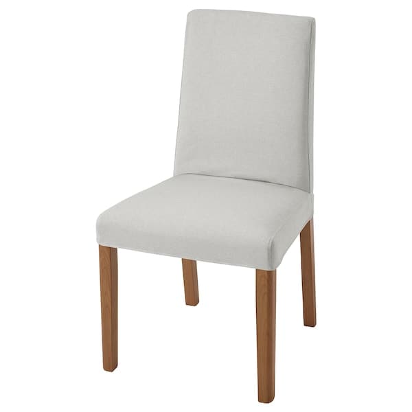 Ikea BERGMUND Chair - oak/Orrsta light grey ,