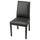 BERGMUND chair, black/Glose black, 52x95x59 cm
