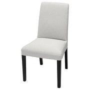 Ikea BERGMUND Chair - black/Orrsta light grey ,