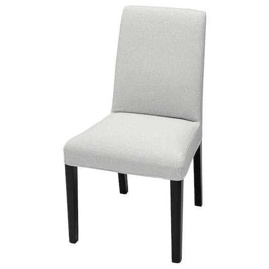 Ikea BERGMUND Chair - black/Orrsta light grey ,
