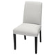 BERGMUND chair, black/Orrsta light grey, 52x95x59 cm