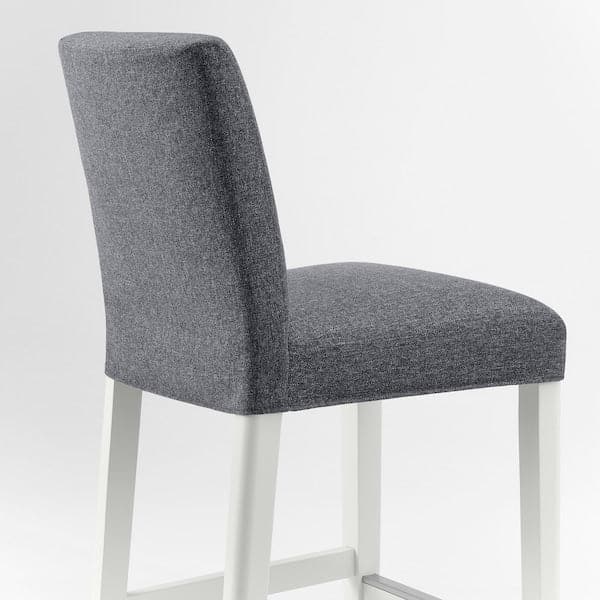BERGMUND - Bar stool with backrest , 62 cm - best price from Maltashopper.com 89384684