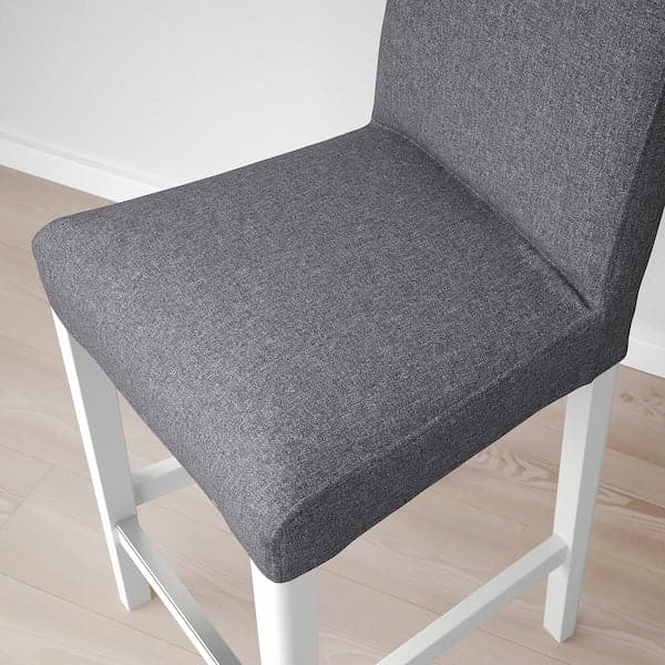 Ikea BERGMUND - Bar stool with backrest , 62 cm