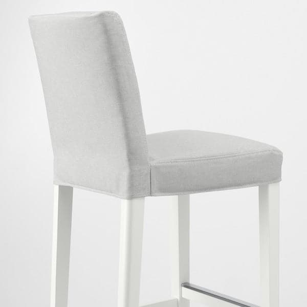 Ikea BERGMUND - Bar Stool with Backrest ,