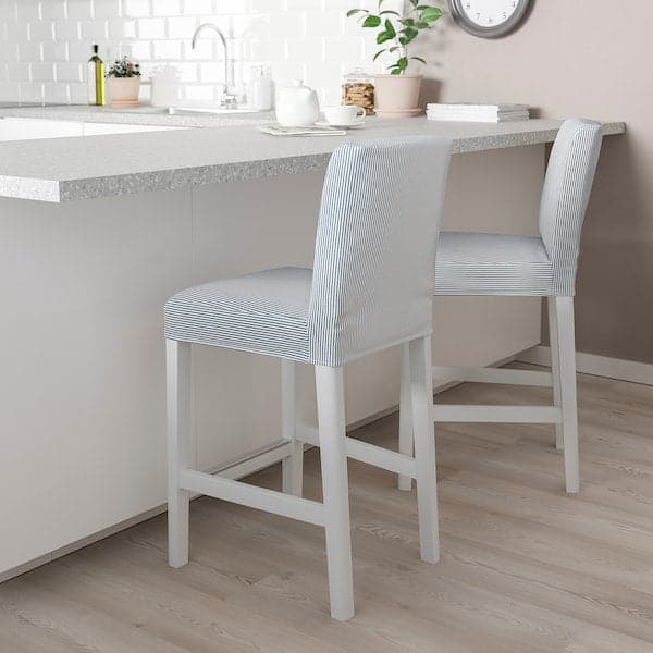 BERGMUND - Bar stool with backrest , 62 cm - best price from Maltashopper.com 49399748