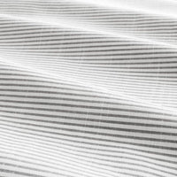 BERGPALM - Duvet cover and 2 pillowcases, grey/stripe, 240x220/50x80 cm - best price from Maltashopper.com 20423249