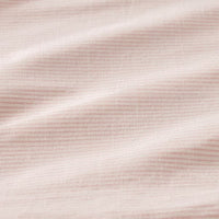 BERGPALM - Duvet cover and 2 pillowcases, light pink/stripe, 240x220/50x80 cm - best price from Maltashopper.com 00500663