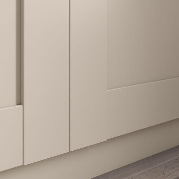 BERGSBO - Door, beige, 50x195 cm - best price from Maltashopper.com 90510945