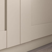 BERGSBO - Door with hinges, beige, 50x195 cm - best price from Maltashopper.com 49436246