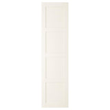 BERGSBO door with hinges, white, 50x195 cm