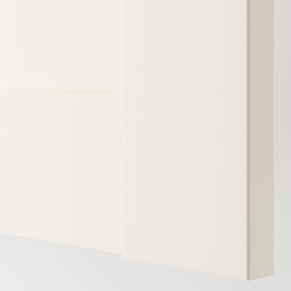 BERGSBO - Door with hinges, white, 50x195 cm - best price from Maltashopper.com 29904178