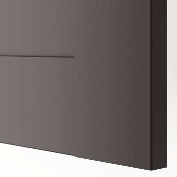 Ikea BERGSBO - Door with hinges, dark grey, 50x229 cm