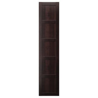 BERGSBO - Door, black-brown,50x229 cm , - best price from Maltashopper.com 00223492