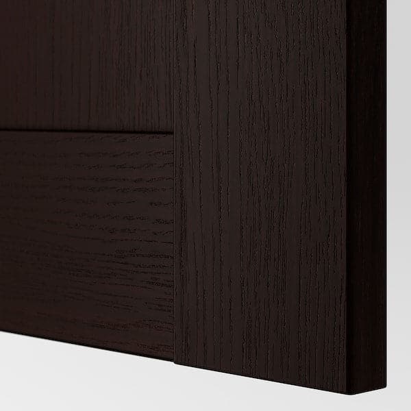 BERGSBO - Door, black-brown,50x229 cm , - best price from Maltashopper.com 00223492