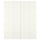 BERGSBO - Pair of sliding doors, white, 200x236 cm , 200x236 cm