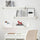 BERGSHULT / GRANHULT - BERGSHULT / GRANHULT Wall shelf combination, white/nickel-plated, 80x20 cm