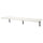BERGSHULT / KROKSHULT - BERGSHULT / KROKSHULT Wall shelf, white/anthracite, 120x30 cm