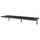 BERGSHULT / KROKSHULT - BERGSHULT / KROKSHULT Wall shelf, brown-black/anthracite, 120x30 cm