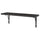 BERGSHULT / KROKSHULT - BERGSHULT / KROKSHULT Wall shelf, brown-black/anthracite, 80x20 cm