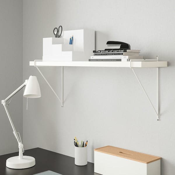 BERGSHULT - Shelf, white, 80x20 cm - best price from Maltashopper.com 70421238