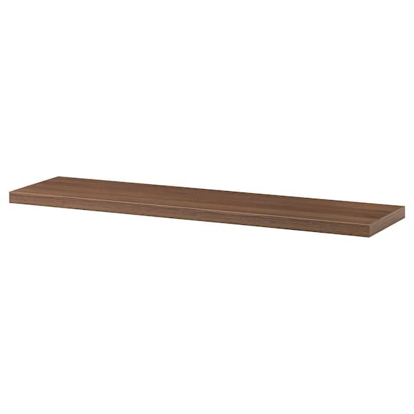 Ikea BERGSHULT - Shelf, walnut effect, 80x20 cm ,