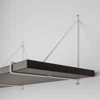 BERGSHULT - Shelf, brown-black, 120x30 cm - best price from Maltashopper.com 80426283