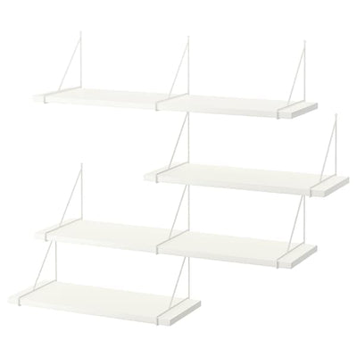 BERGSHULT / PERSHULT - Wall shelf combination, white/white - best price from Maltashopper.com 89323718