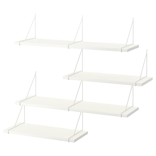 BERGSHULT / PERSHULT - Wall shelf combination, white/white