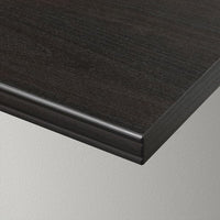 BERGSHULT / RAMSHULT - Wall shelf combination, brown-black, 120x30 cm - best price from Maltashopper.com 29291107
