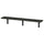 BERGSHULT / RAMSHULT - BERGSHULT / RAMSHULT Wall shelf, brown-black, 120x20 cm