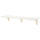 BERGSHULT / SANDSHULT - BERGSHULT / SANDSHULT Wall shelf, white/aspen, 120x30 cm