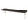 BERGSHULT / SANDSHULT - BERGSHULT / SANDSHULT Wall shelf, brown-black/white stained aspen, 80x20 cm
