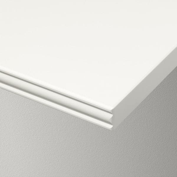 BERGSHULT / TOMTHULT - Shelf with bracket, white, 120x20 cm - best price from Maltashopper.com 99418315